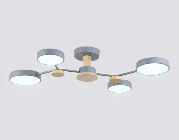 Люстра Ambrella FL4859/4 GR/WD