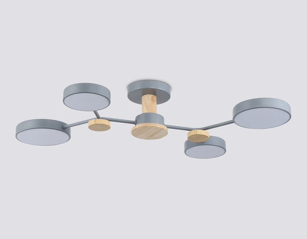 Люстра Ambrella FL4859/4 GR/WD