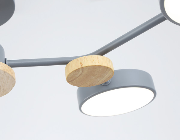 Люстра Ambrella FL4859/4 GR/WD