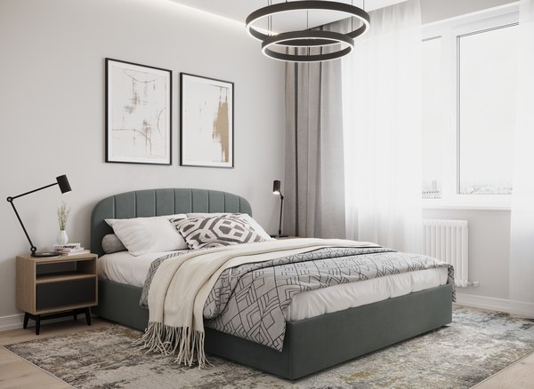 Двуспальная кровать Moon Family 1262 / MF012946