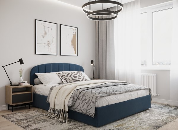 Двуспальная кровать Moon Family 1262 / MF012706