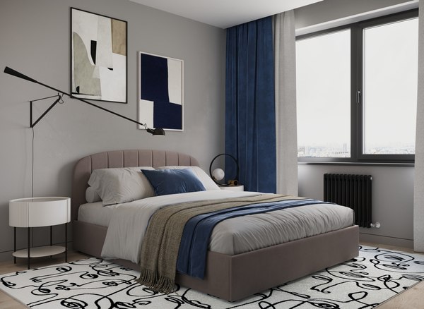 Двуспальная кровать Moon Family 1262 / MF012687