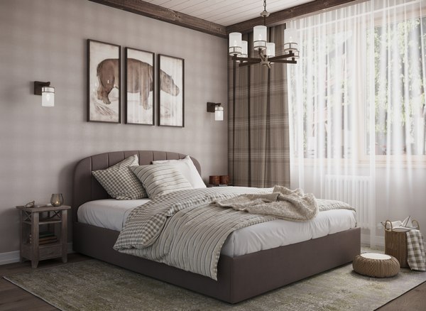 Двуспальная кровать Moon Family 1262 / MF012687