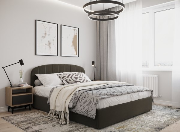 Двуспальная кровать Moon Family 1262 / MF012717