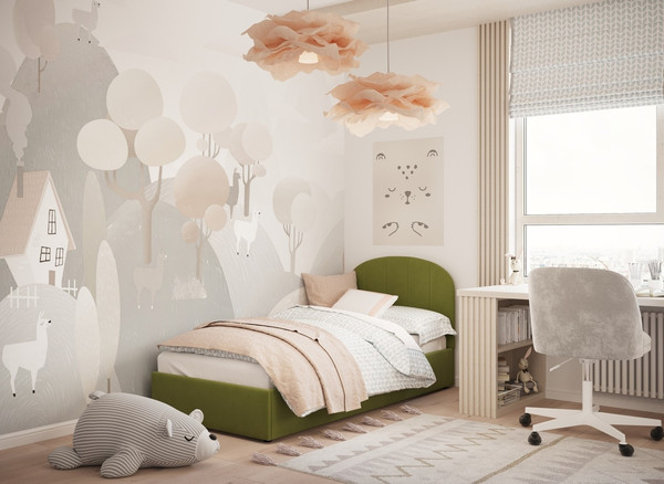 Односпальная кровать Moon Family 1262 / MF012739