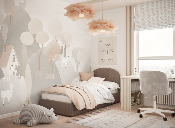 Односпальная кровать Moon Family 1262 / MF012759