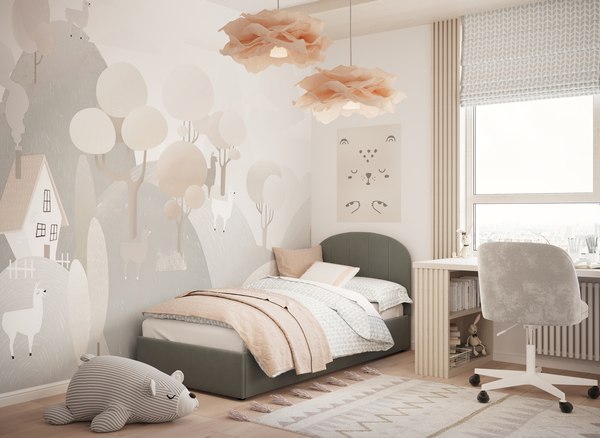 Односпальная кровать Moon Family 1262 / MF012949