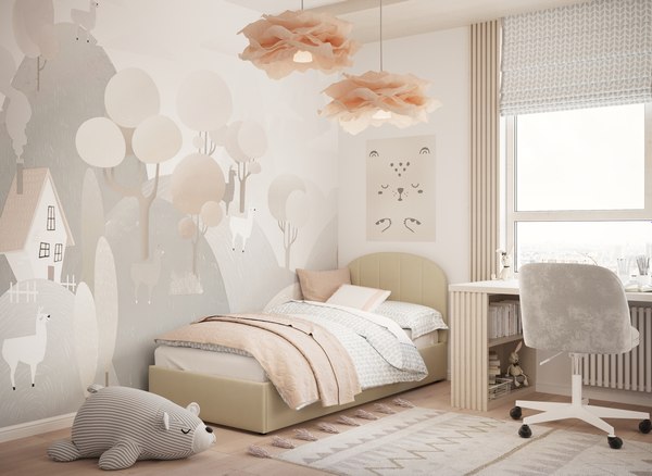 Односпальная кровать Moon Family 1262 / MF012959