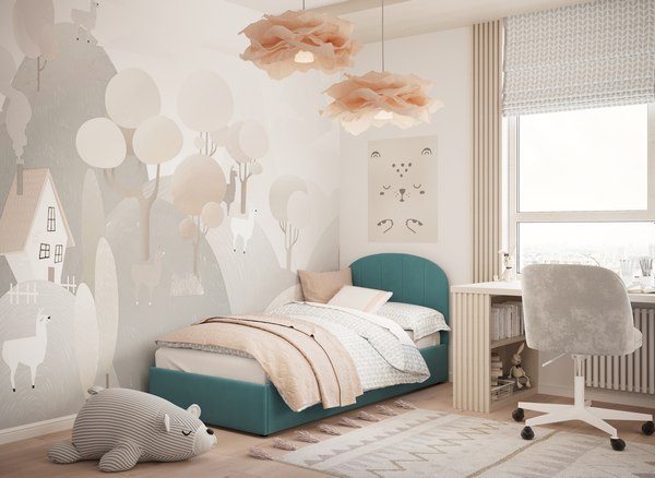 Односпальная кровать Moon Family 1262 / MF012879