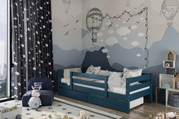 Односпальная кровать Bravo Мебель Глория 90x200