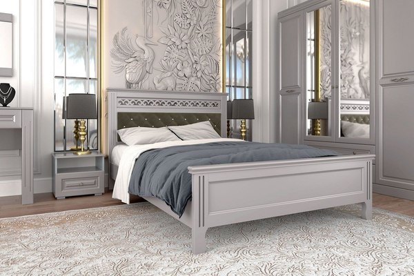 Двуспальная кровать Bravo Мебель Грация 160x200