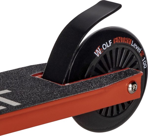 Самокат трюковый Novatrack Wolf JR / 100P.WOLFJR.RD25