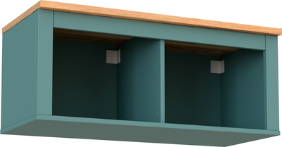 Полка-ячейка Mio Tesoro Сага навесная 2 секции - фото