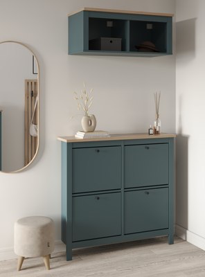 Полка-ячейка Mio Tesoro Сага навесная 2 секции