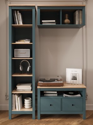 Полка-ячейка Mio Tesoro Сага навесная 2 секции