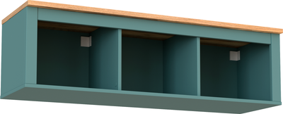 Полка-ячейка Mio Tesoro Сага навесная 3 секции - фото