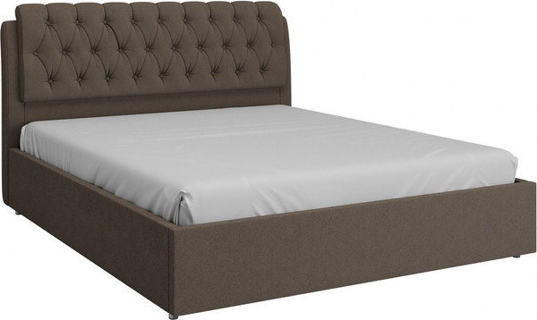 Двуспальная кровать Bravo Мебель Белиста 160x200, с ПМ Стандарт 3 вариант - фото