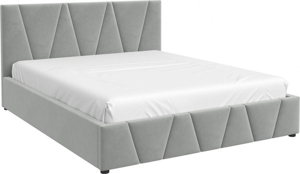 Двуспальная кровать Bravo Мебель Вендетта 160x200 с ПМ Стандарт 2 вариант - фото