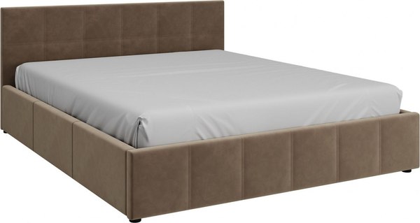 Двуспальная кровать Bravo Мебель Грета 160x200 с ПМ Стандарт 2 вариант - фото