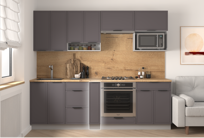 Шкаф-стол кухонный Arvento Корнелия Флок-плюс НШ20р без столешницы