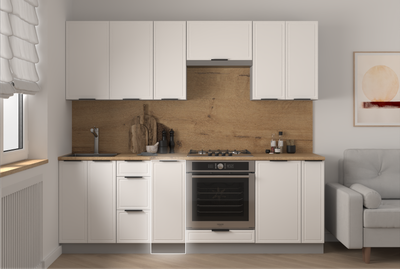 Шкаф-стол кухонный Arvento Корнелия Флок-плюс НШ30р без столешницы