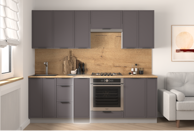 Шкаф-стол кухонный Arvento Корнелия Флок-плюс НШ30р без столешницы