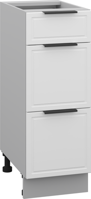 Шкаф-стол кухонный Arvento Корнелия Флок-плюс НШ30р3ш без столешницы - фото