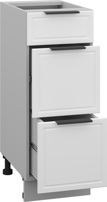 Шкаф-стол кухонный Arvento Корнелия Флок-плюс НШ30р3ш без столешницы