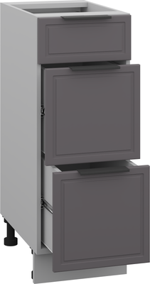 Шкаф-стол кухонный Arvento Корнелия Флок-плюс НШ30р3ш без столешницы