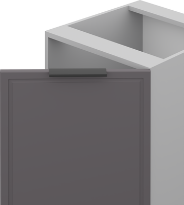 Шкаф-стол кухонный Arvento Корнелия Флок-плюс НШ40р без столешницы