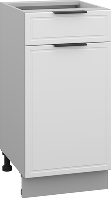 Шкаф-стол кухонный Arvento Корнелия Флок-плюс НШ40р1ш без столешницы - фото