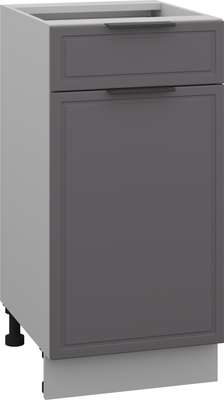 Шкаф-стол кухонный Arvento Корнелия Флок-плюс НШ40р1ш без столешницы - фото