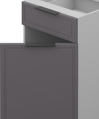 Шкаф-стол кухонный Arvento Корнелия Флок-плюс НШ40р1ш без столешницы