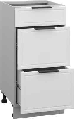 Шкаф-стол кухонный Arvento Корнелия Флок-плюс НШ40р3ш без столешницы