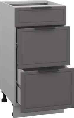 Шкаф-стол кухонный Arvento Корнелия Флок-плюс НШ40р3ш без столешницы