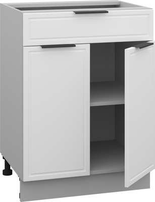 Шкаф-стол кухонный Arvento Корнелия Флок-плюс НШ60р1ш без столешницы