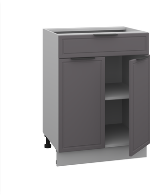 Шкаф-стол кухонный Arvento Корнелия Флок-плюс НШ60р1ш без столешницы