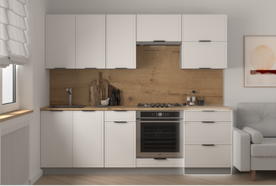 Шкаф-стол кухонный Arvento Корнелия Флок-плюс НШ60р3ш без столешницы