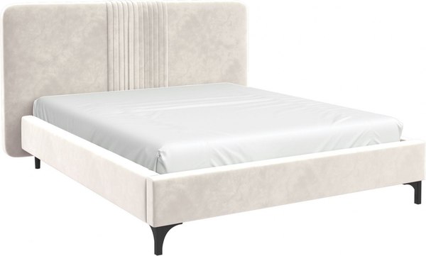 Двуспальная кровать Bravo Мебель Стелла-1 160x200 с ПМ Стандарт 3 вариант - фото