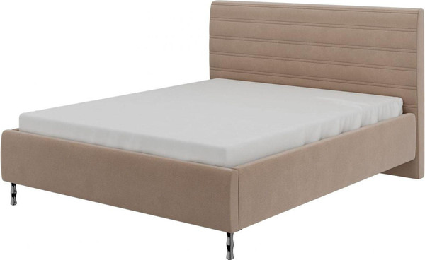 Двуспальная кровать Bravo Мебель Фабиана 160x200 без ПМ Стандарт 1 вариант - фото