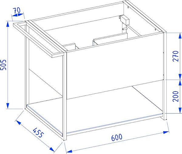 Тумба под умывальник Lauter Lea 60