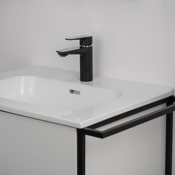 Тумба под умывальник Lauter Lea 80 (белый глянец)