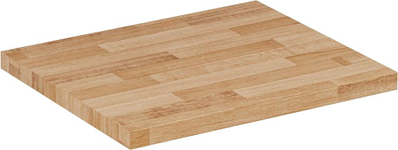 Столешница для тумбы в ванную Lauter Из цельного дуба Mia 50 - фото