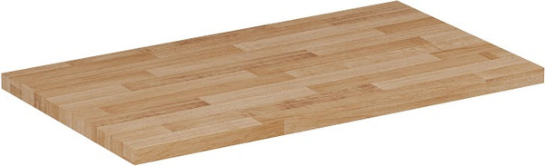 Столешница для тумбы в ванную Lauter Из цельного дуба Mia 80 - фото