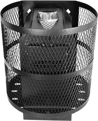 Печь-каменка Пегас Тайга-16 со стеклом сетчатый кожух ЗК