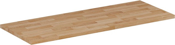 Столешница для тумбы в ванную Lauter Из цельного дуба Mia 130 - фото