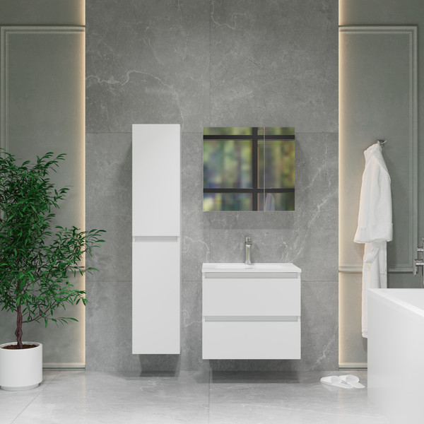 Шкаф-пенал для ванной Lauter Навесной Mia 30