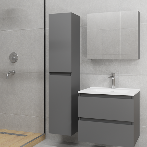 Шкаф-пенал для ванной Lauter Навесной Mia 30