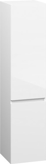 Шкаф-пенал для ванной Lauter Навесной Mia 40 (белый глянец) - фото