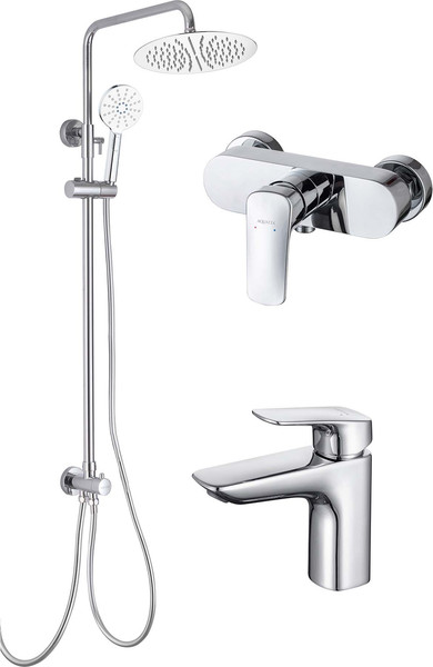 Душевая система со смесителем Aquatek Вега AQ1036CR - фото